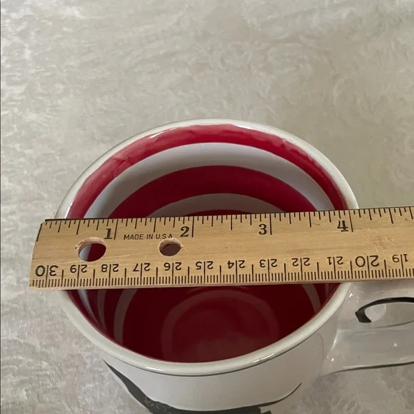 Spectrum designz Festive large Dachshund Mug with Red Interior - Picture 3 of 7